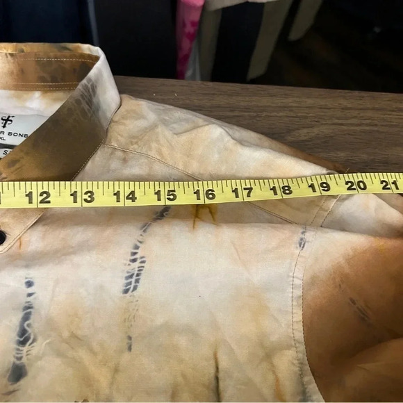 🌟Father Sons stretch slim fit shirt men size L -though label says XXL see below - Picture 10 of 16